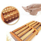 Traditional Wooden Roller Foot Massager Durable Natural Wood Design For Relaxation Stress Relief And Improved Blood Circulation